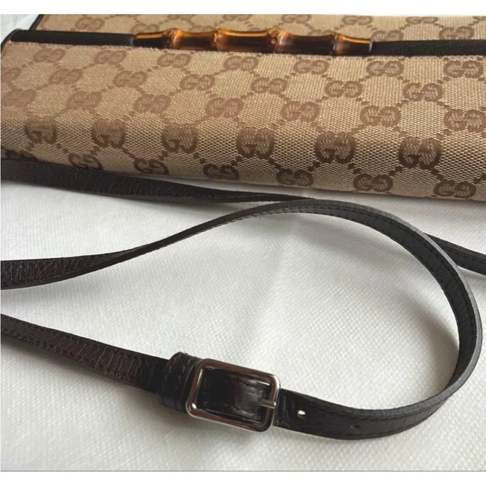Gucci Beige and Brown Crossbody Bag - Picture 13 of 16
